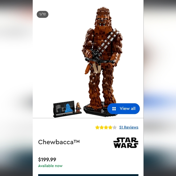New LEGO Star Wars Chewbacca #75371 - Picture 7 of 11